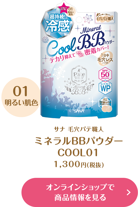 サナ 毛穴パテ職人COOL011,300円(税抜)